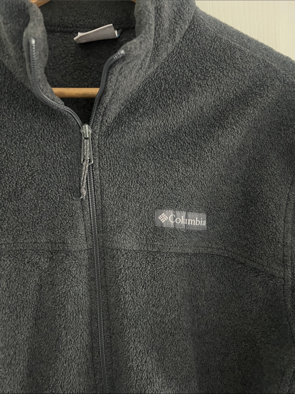 Columbia Men's Charcoal Full-Zip Sherpa Fleece Jacket